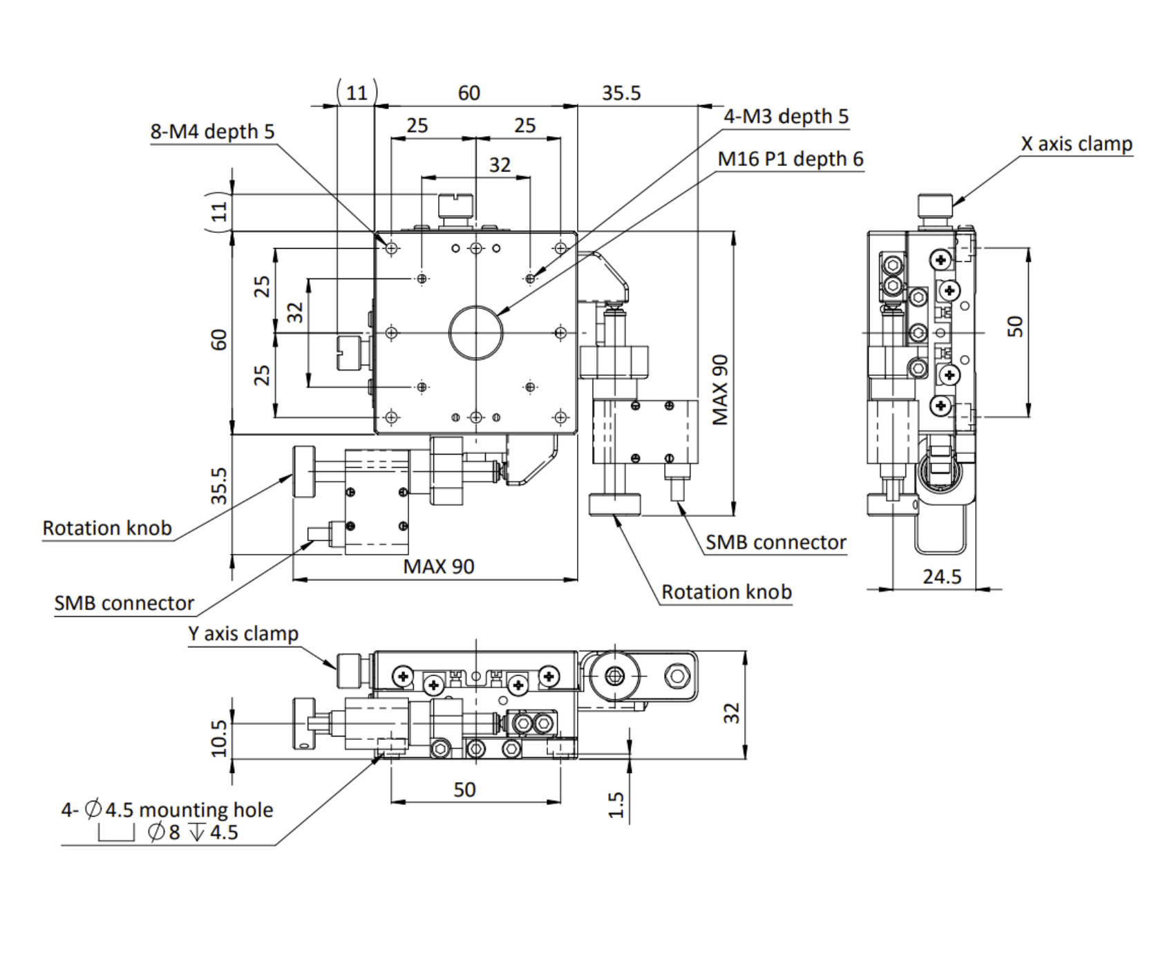 MTPAM-TSD-602SR 外形図 メカノ