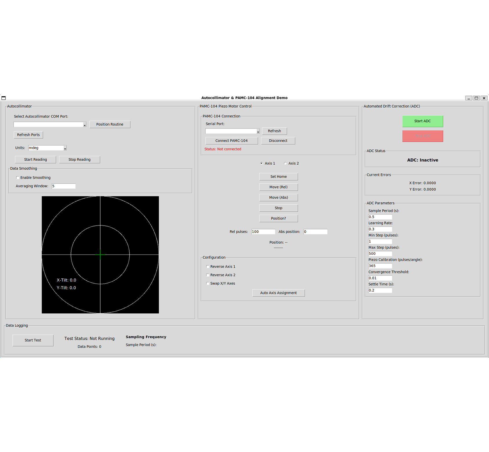 Autocollimator demo